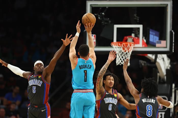 G Devin Booker is capable of leading the Suns in the playoffs, like he's done previously.